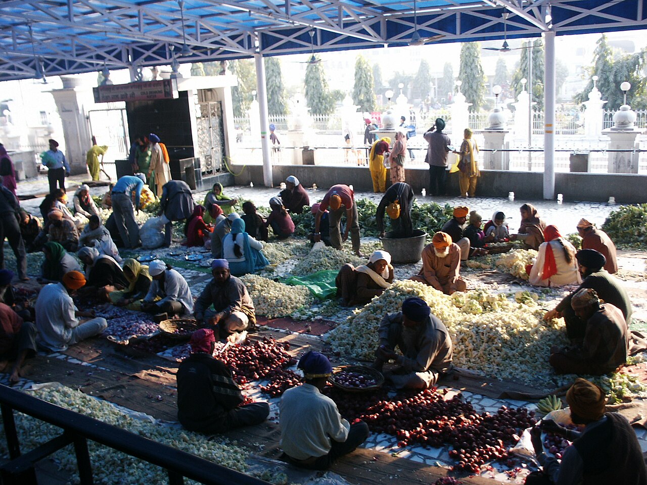 Langar Volunteers at Golden Temple