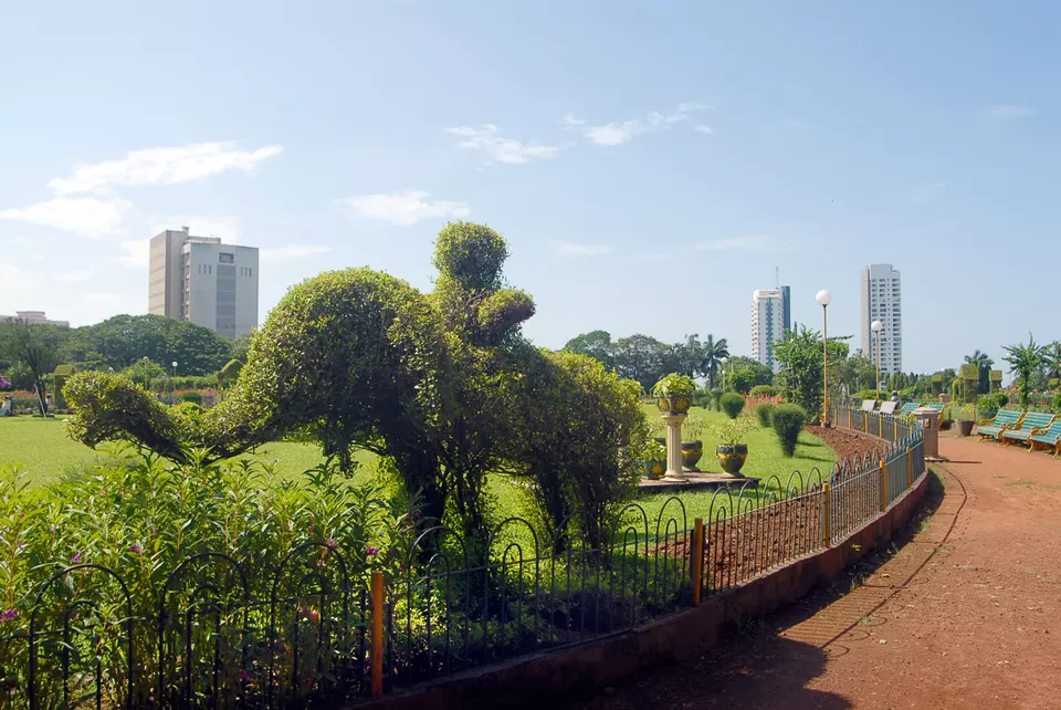 Terrace view from Hanging Gardens Mumbai