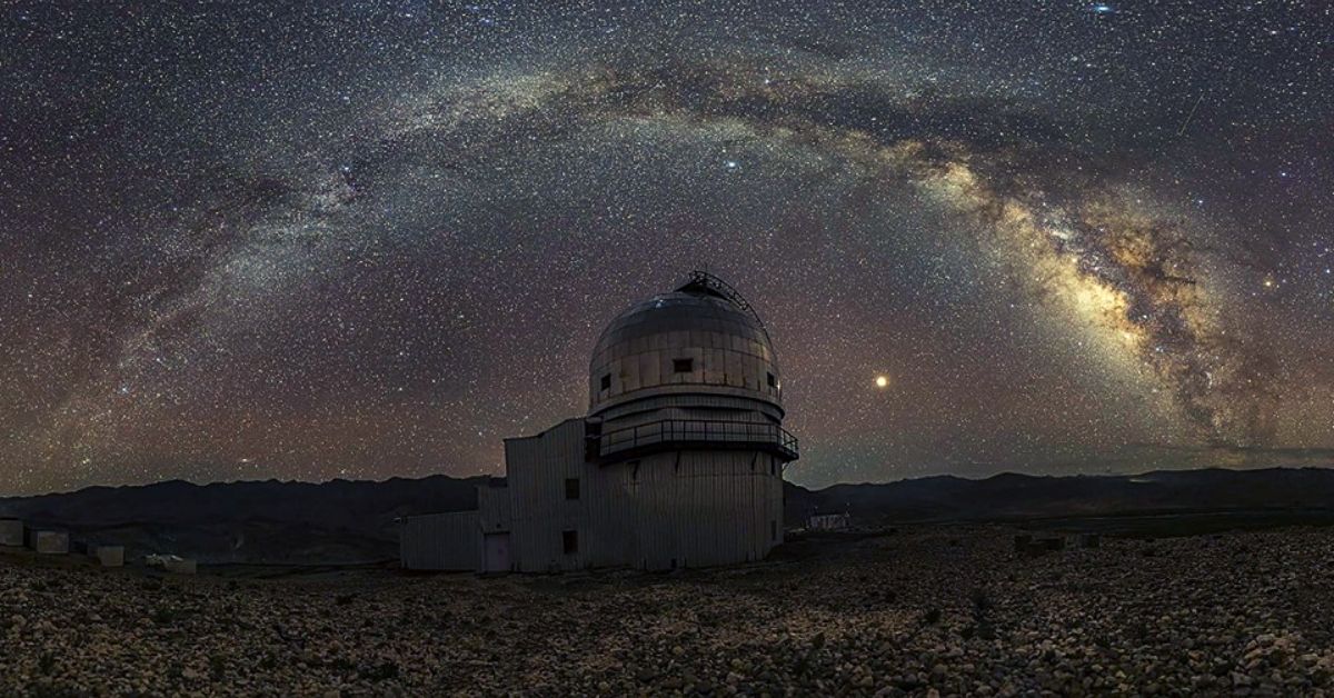 Milky Way Over Hanle Observatory