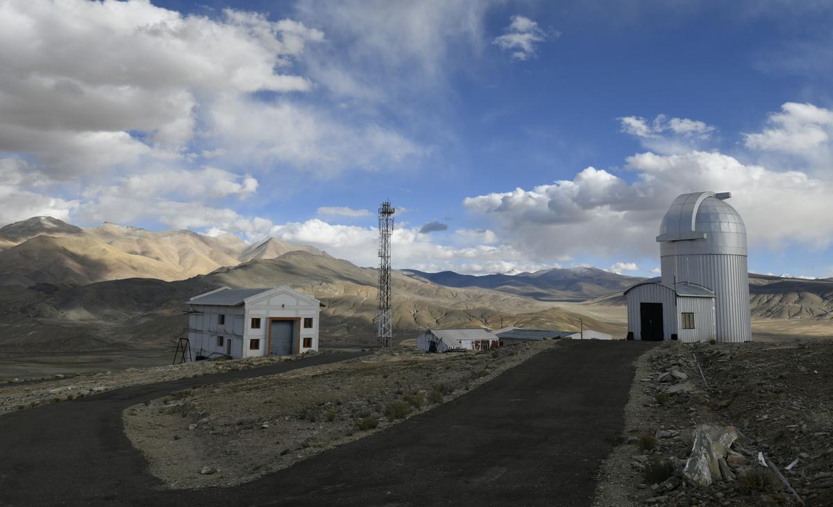 Road approach to Hanle observatory region