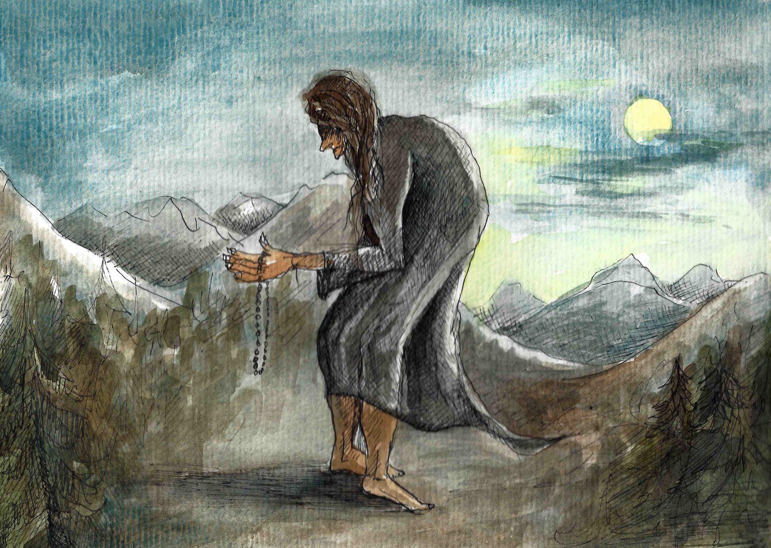 Local folklore storytelling context in Kashmir setting