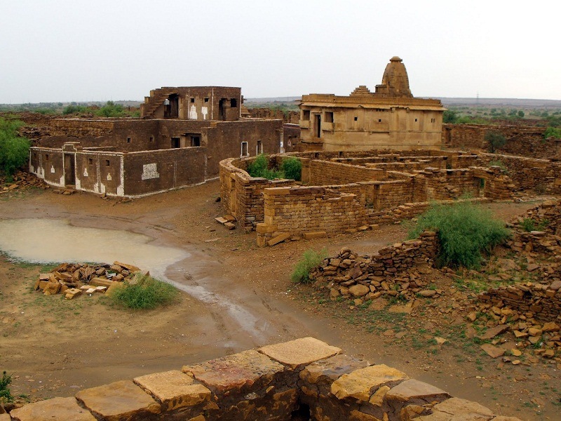 Kuldhara abandoned village ruins near Jaisalmer Rajasthan