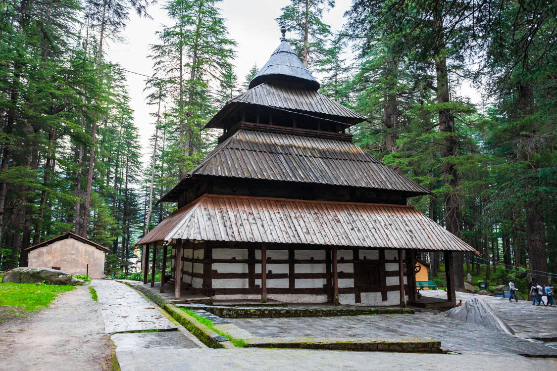 Wooden pagoda architecture of Hidimba Devi Temple