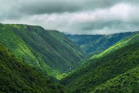Meghalaya hiking valley view