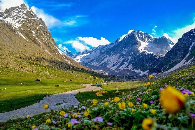 Valley landscape across the Himalayan foothills region