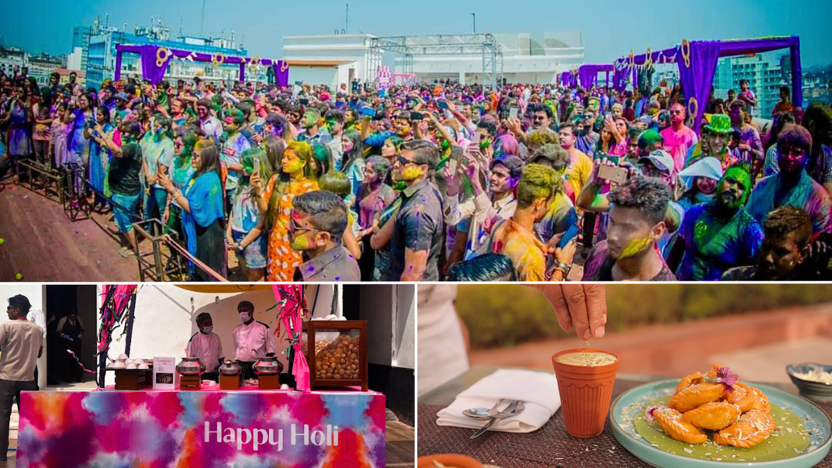 Hotel Holi celebration in Mumbai