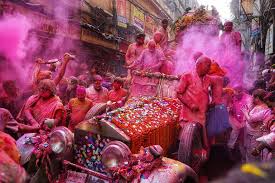 Traditional Holi celebration in Mumbai