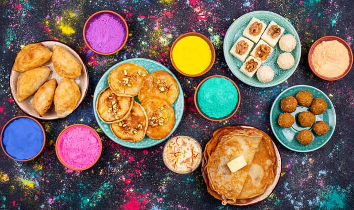 Traditional South Indian sweets for Holi festival