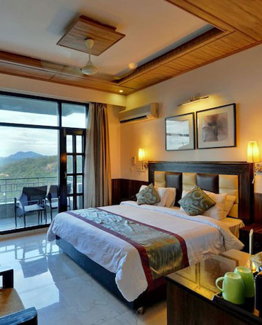 Cozy Kasauli homestay room interior