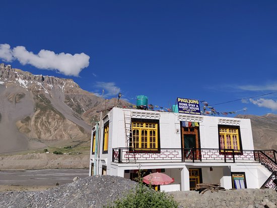 Traditional homestay with mountain view in Kaza, Spiti Valley