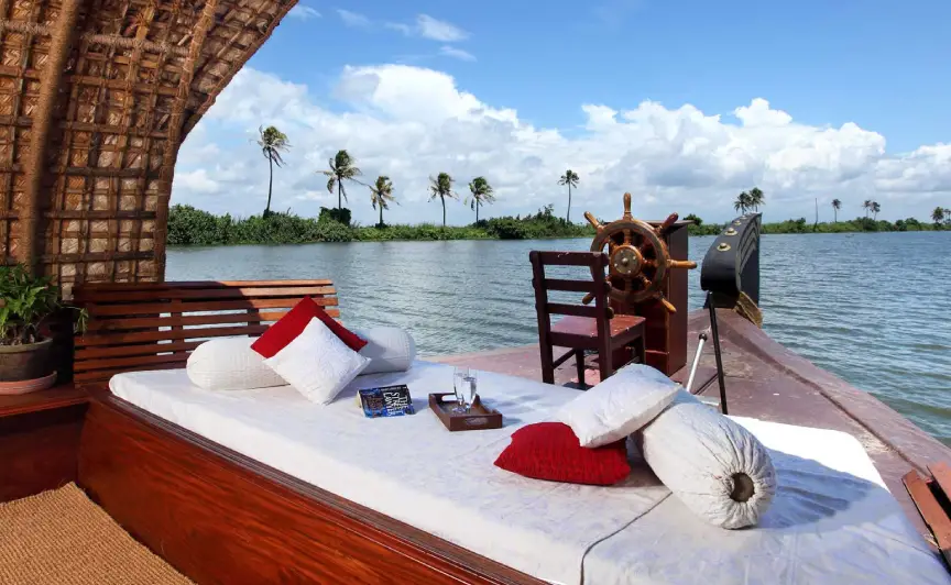 Romantic Kerala honeymoon setting in March