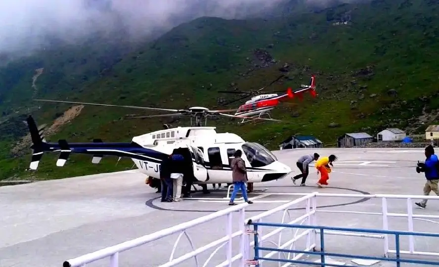 Helicopter service option for Kedarnath route