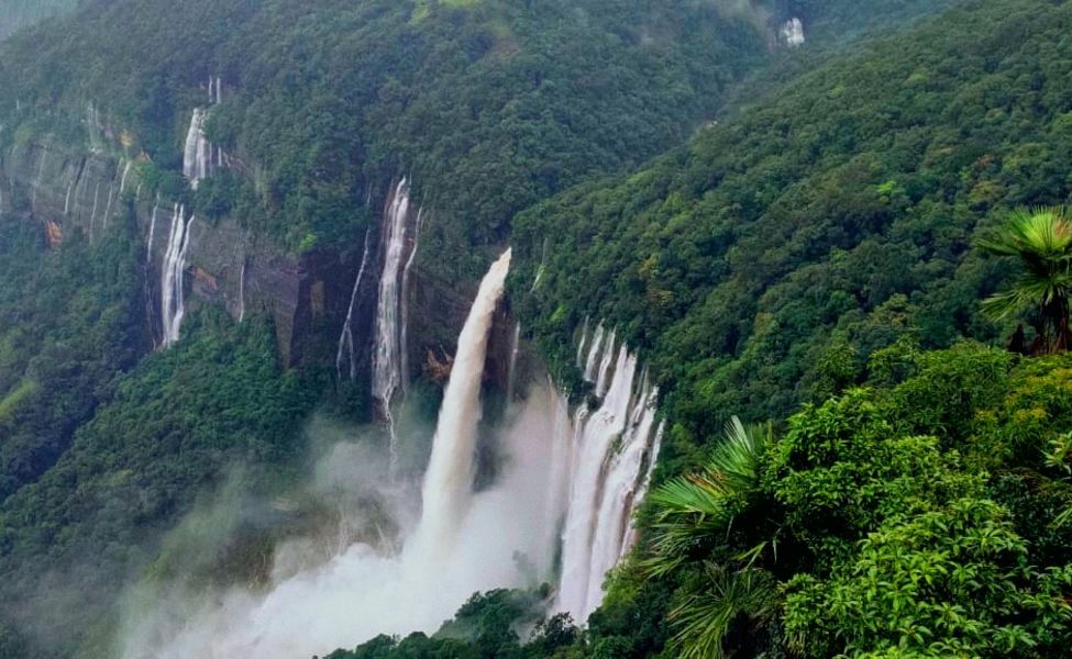 Scenic view of Shillong Meghalaya