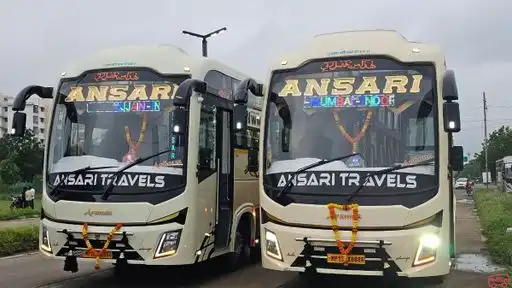 Luxury bus traveling to Ujjain