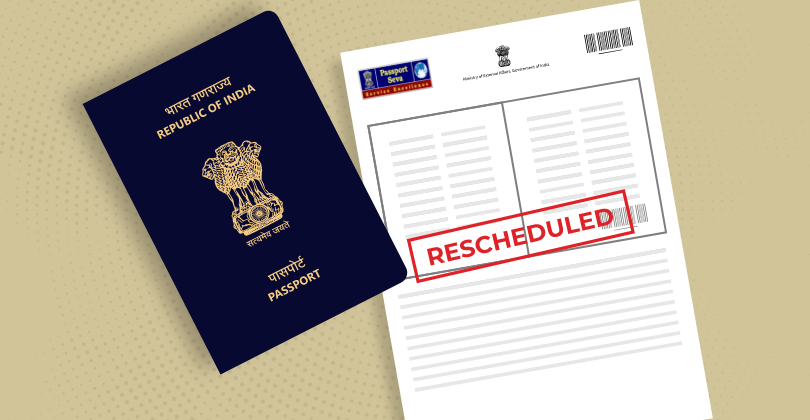 Online appointment booking system for passport renewal