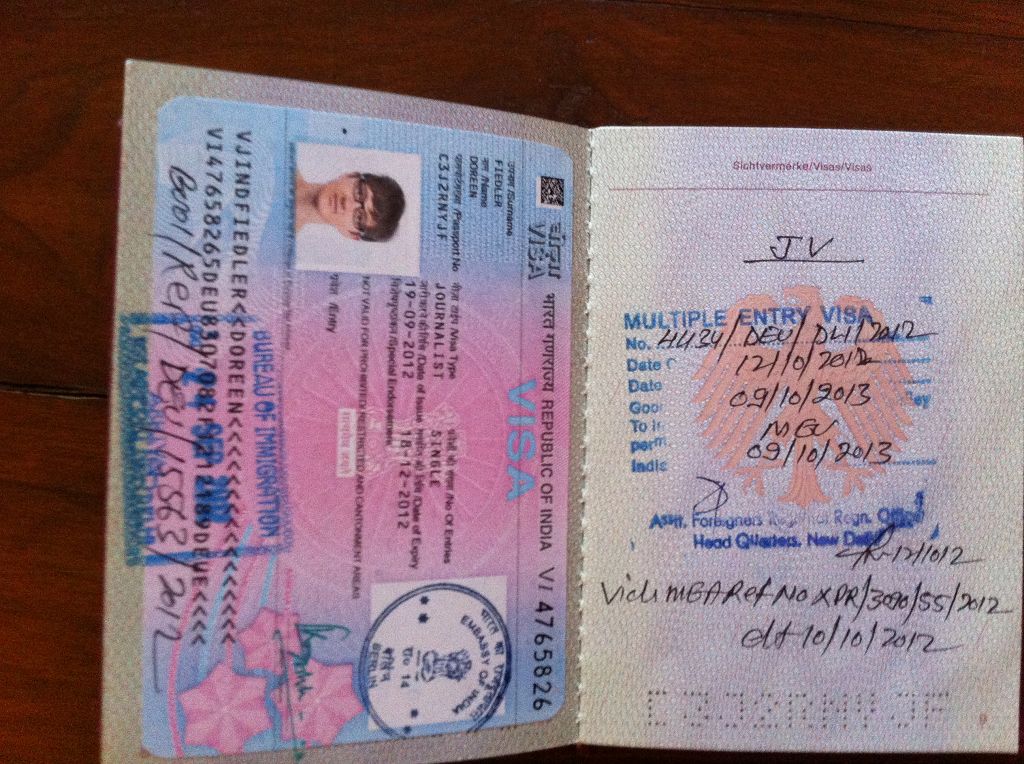 Proper signature matching for passport application