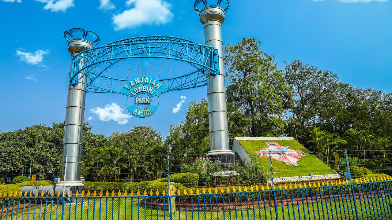 Lumbini Park near Hussain Sagar Lake