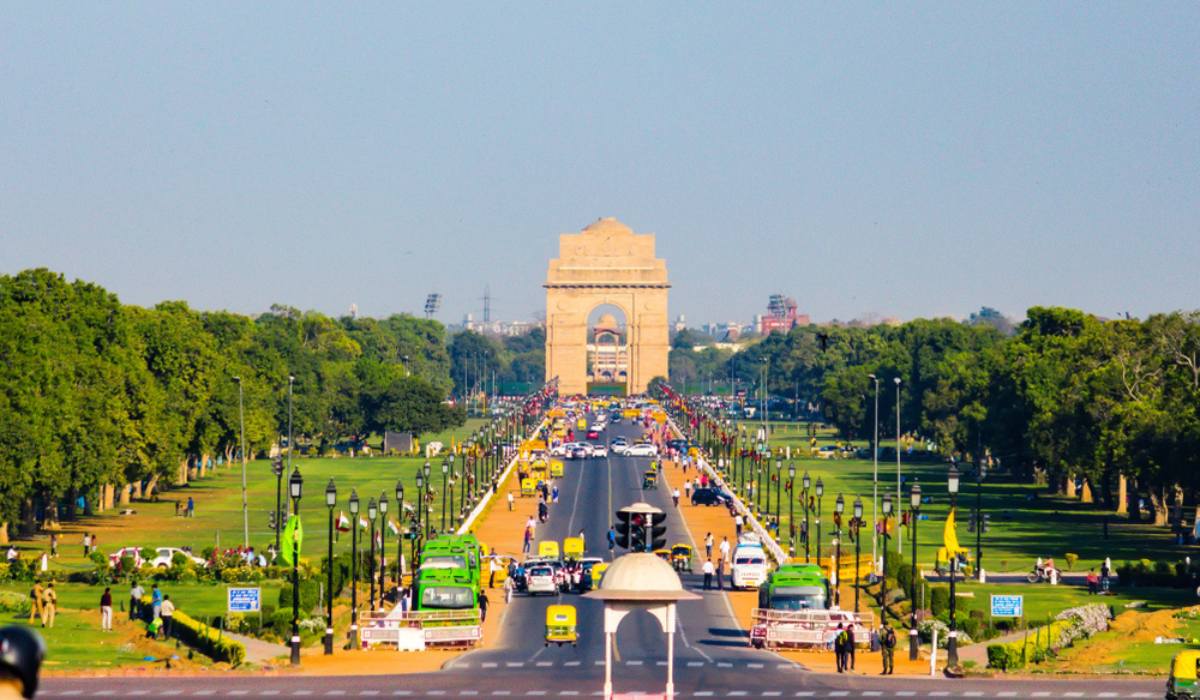 Kartavya Path view near India Gate Delhi