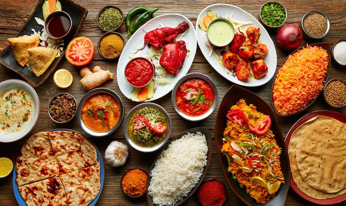 Indian restaurant interior in Ho Chi Minh City