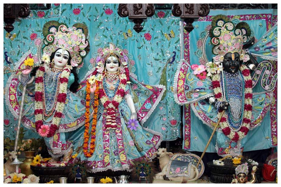 Radha Govind deities at ISKCON Temple Ahmedabad