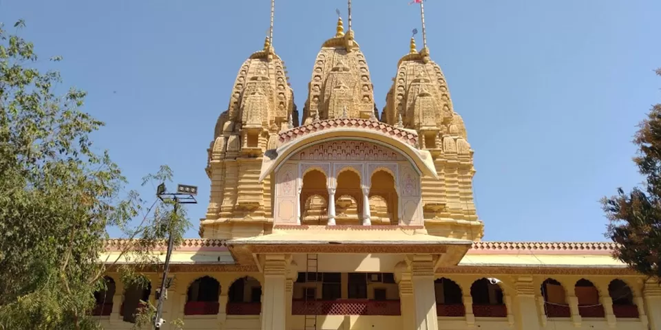 ISKCON Temple Ahmedabad exterior view