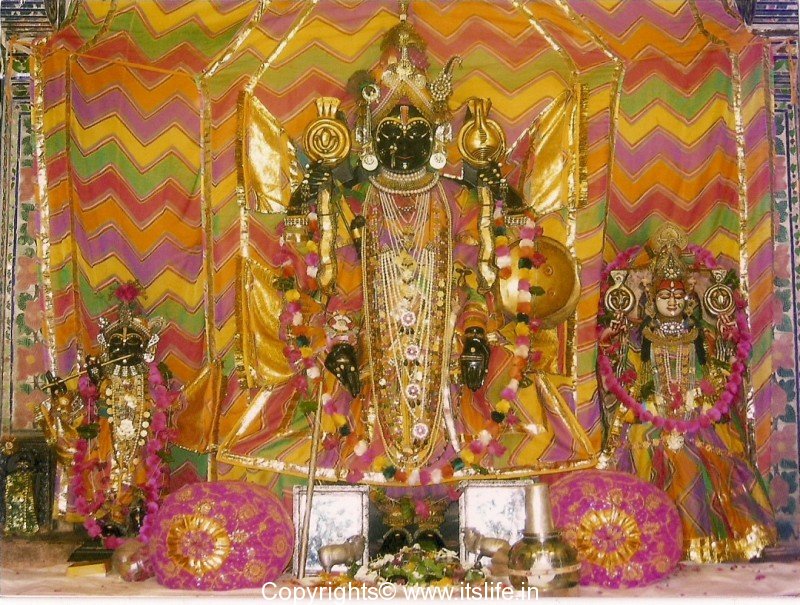 Shrine details and carvings at Jagdish Temple