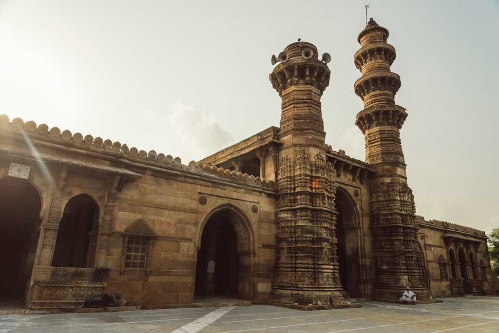 Jhulta Minara in warm evening light