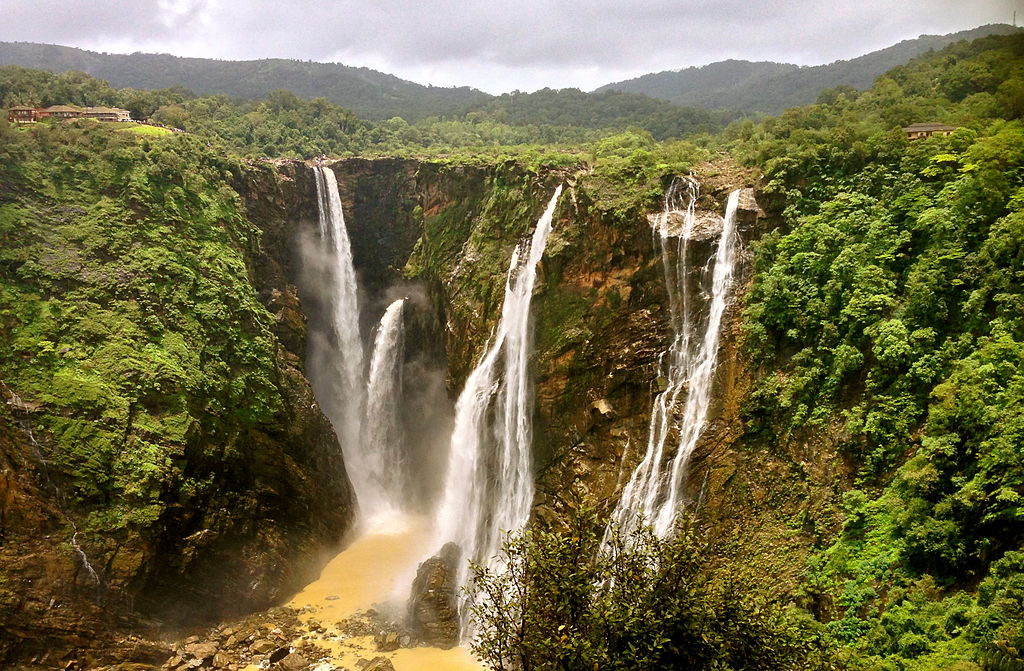 Misty morning at Jog Falls