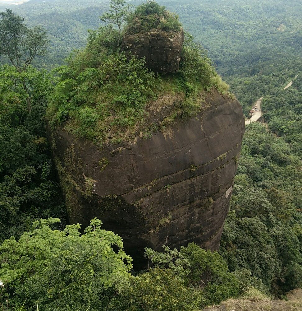 Ka Khoh Ramhah rock formation in Cherrapunji Meghalaya