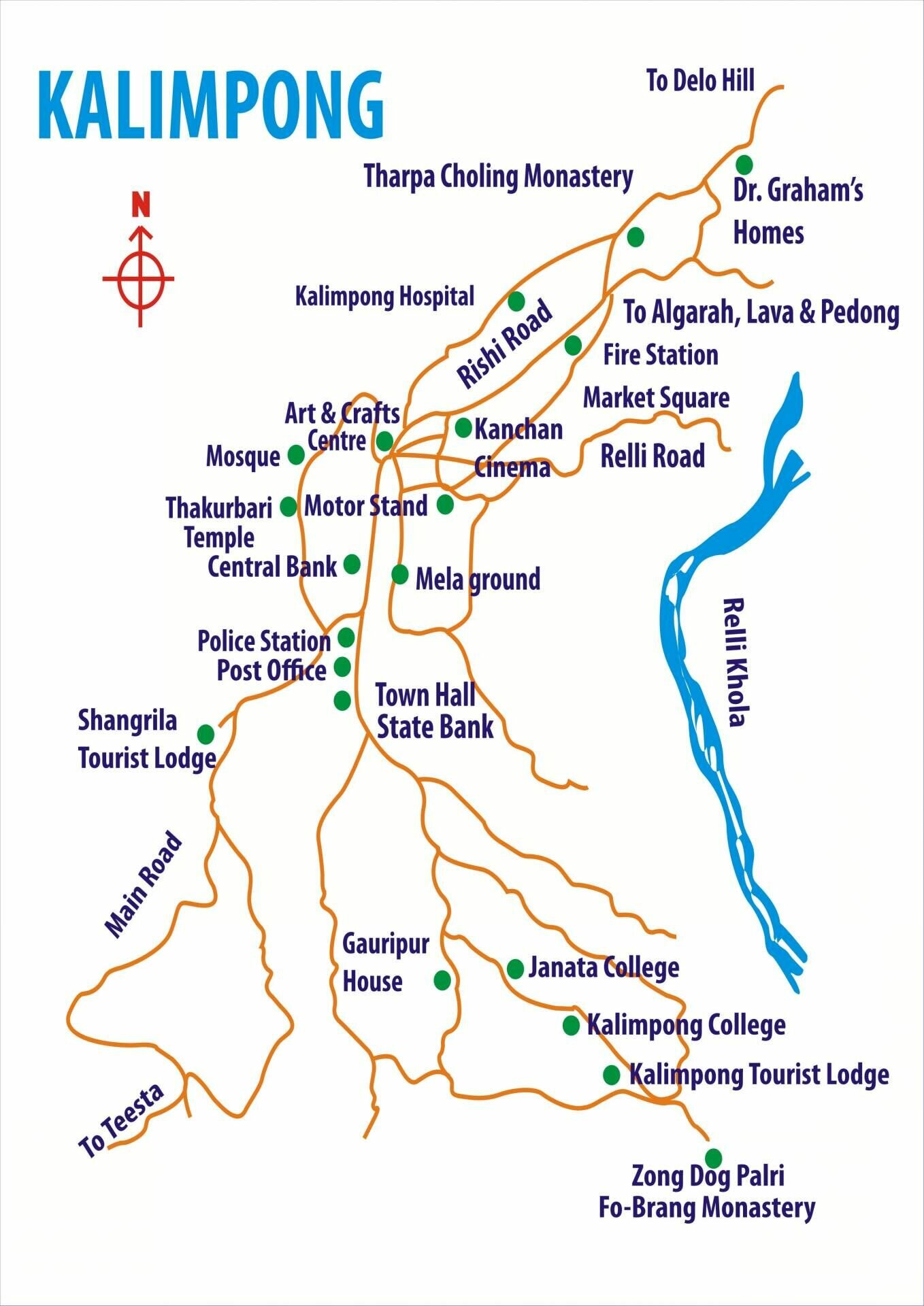 Kalimpong itinerary chart for one two and three day travel plans