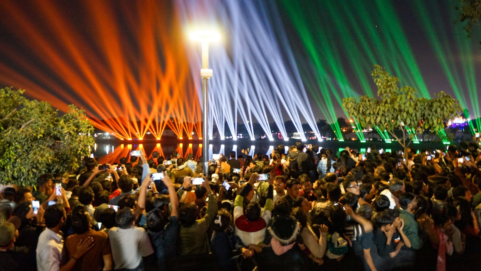 Kankaria Carnival crowd enjoying cultural performances