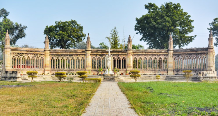 Memorial garden section near Kanpur Memorial Church