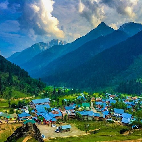 Kashmir Valley panoramic view