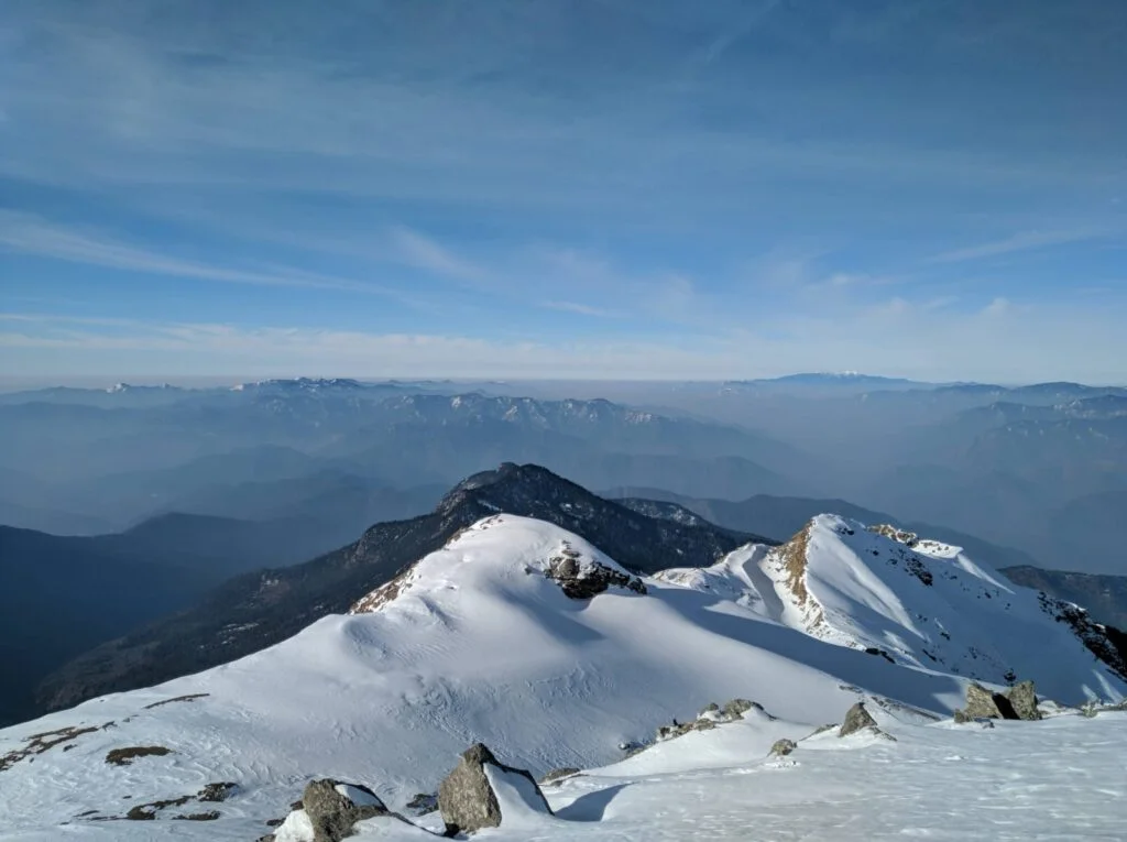 Kedarkantha winter trek with snow