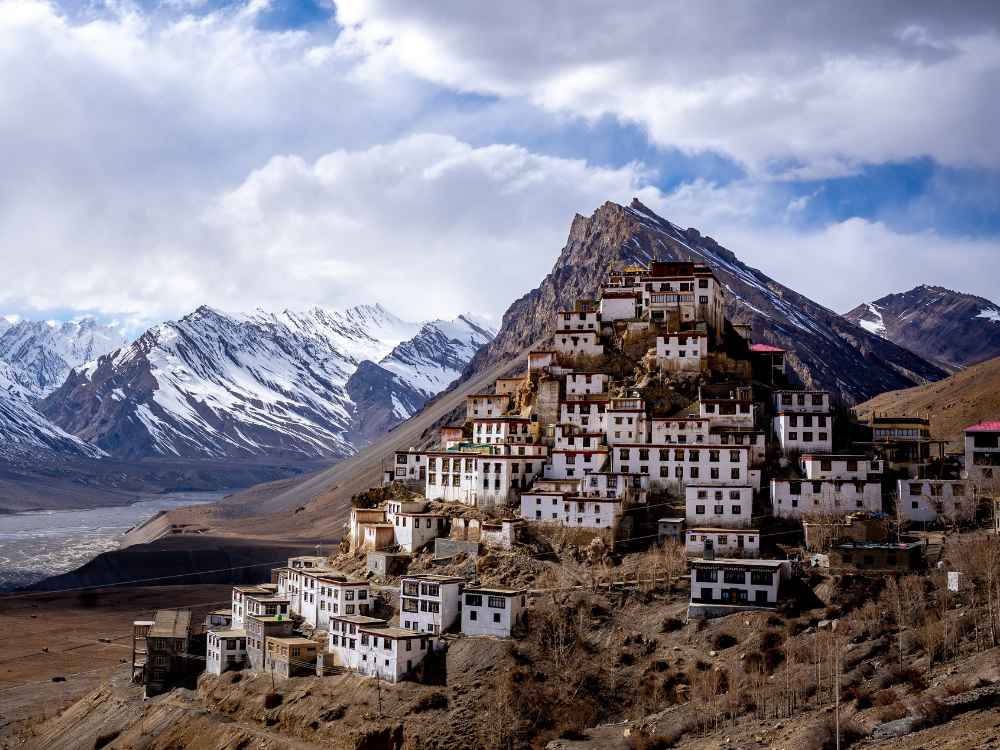 View from Key Monastery Spiti Valley