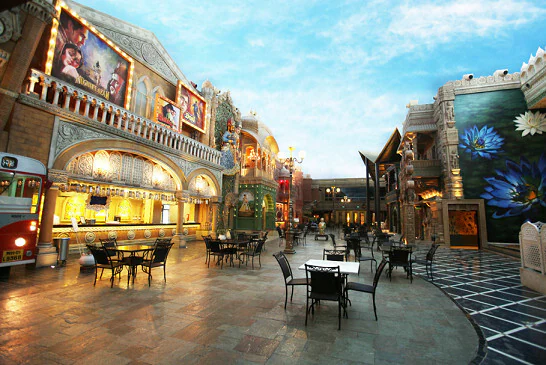 Culture Gully indoor boulevard with food and cultural stalls