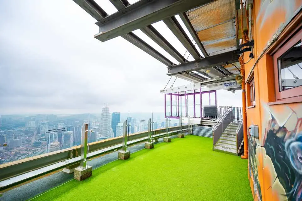 KL Tower ticket counter and entry planning information