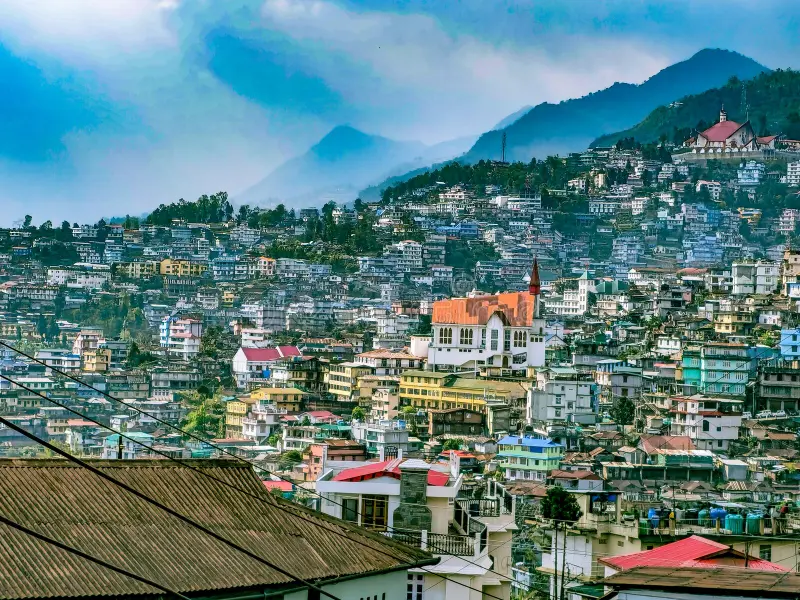 Kohima city view Nagaland