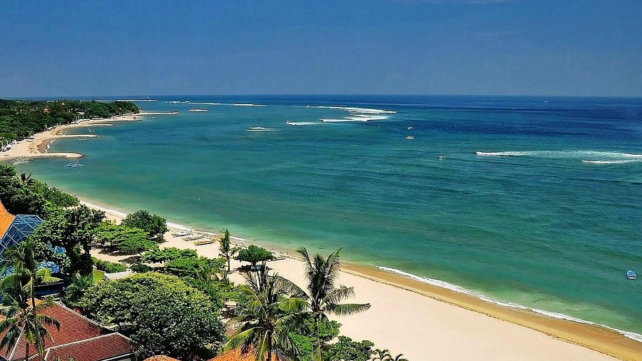 Kuta Beach panoramic view