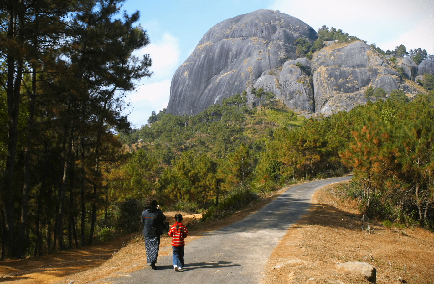 Kyllang Rock granite dome structure