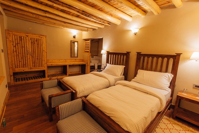 Luxury room interior at Ladakh Sarai