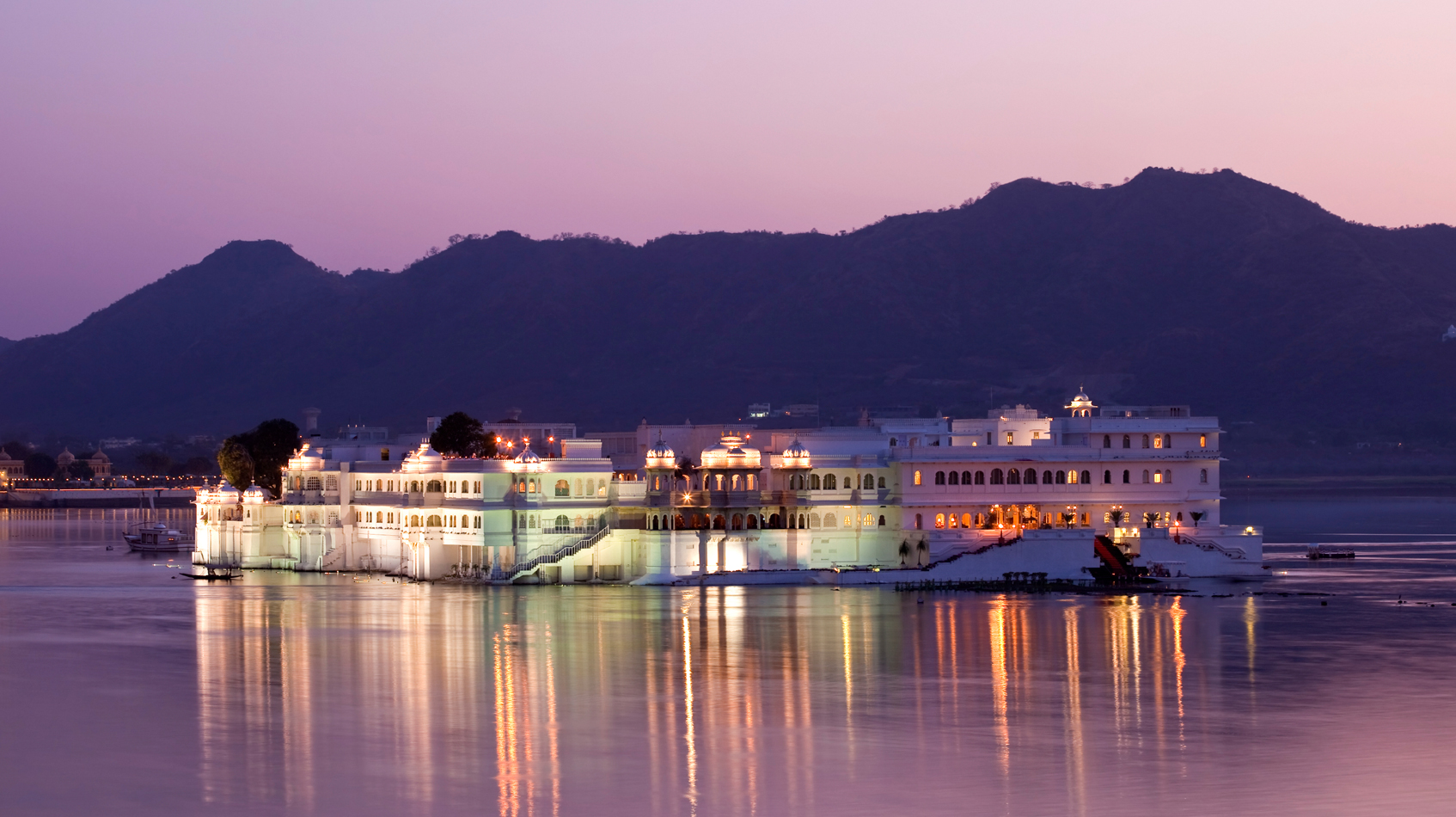 Lake Palace Udaipur on Lake Pichola with heritage marble architecture and water views