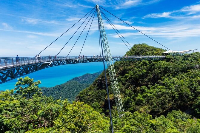 Langkawi Sky Bridge panoramic mountain and sea view