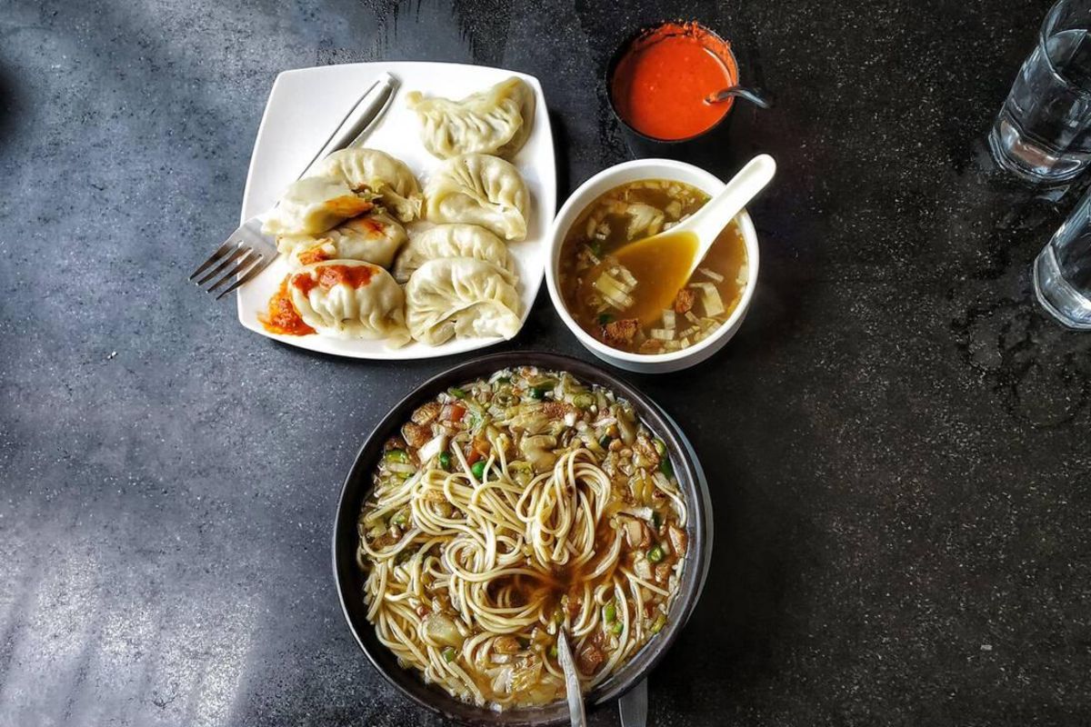 Food at Leh Bazaar