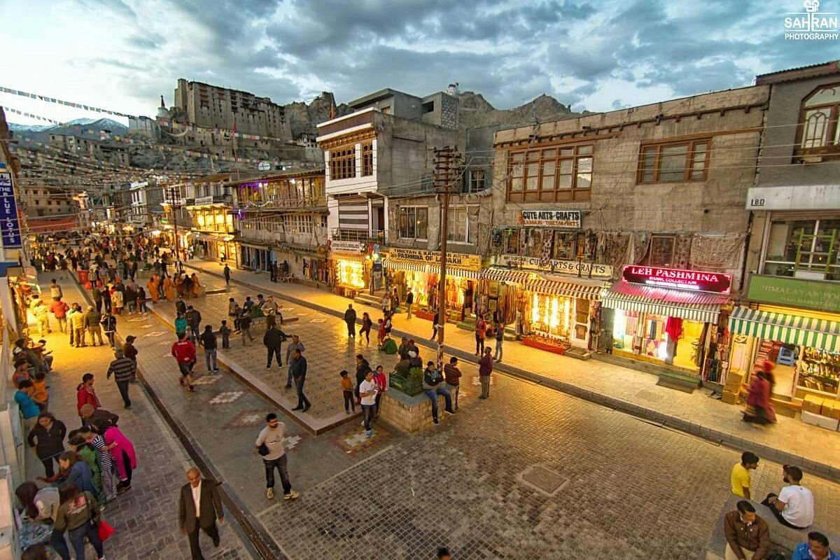 Leh Bazaar main street