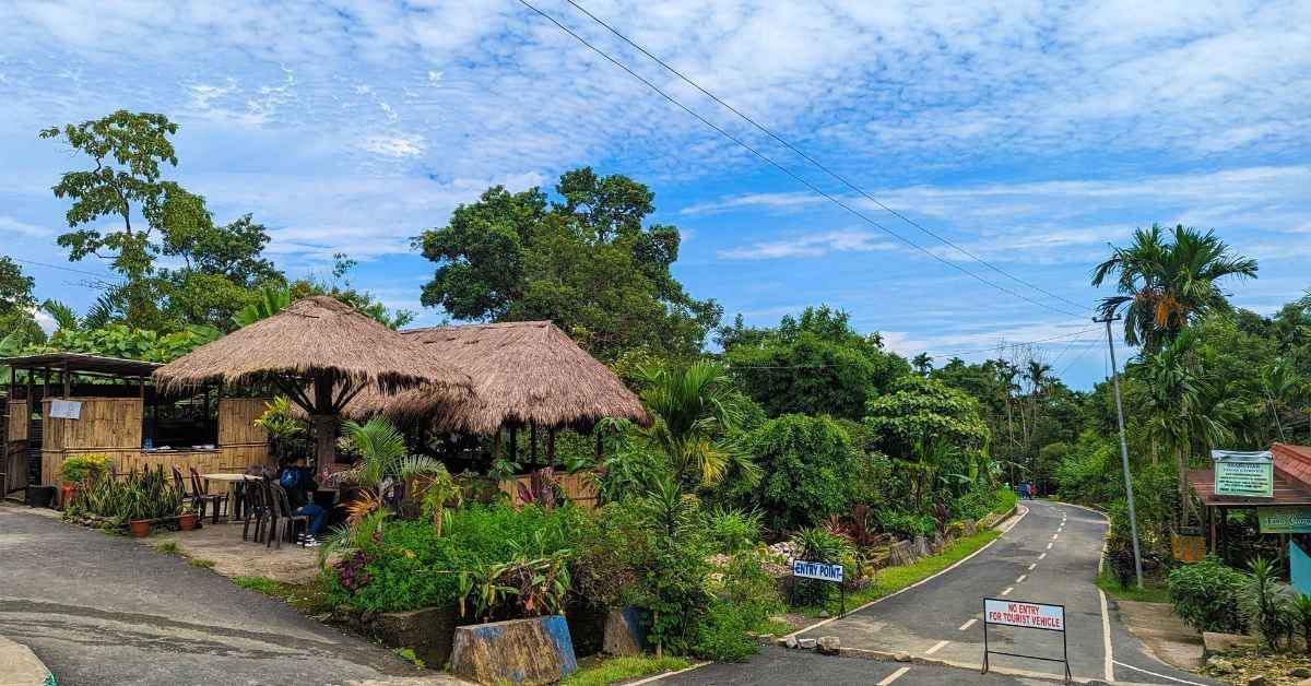 Bamboo bins and clean pathways in Mawlynnong Village