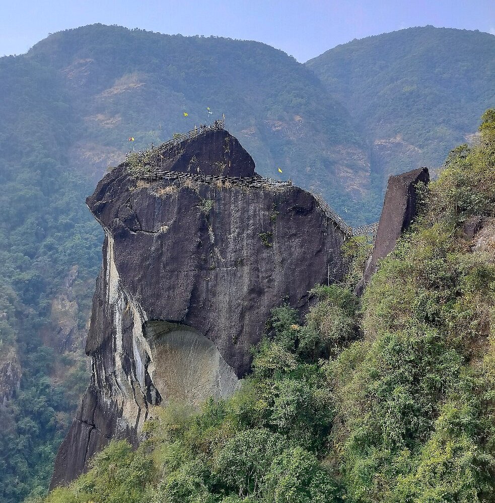 Road route from Shillong to Mawryngkhang village in East Khasi Hills