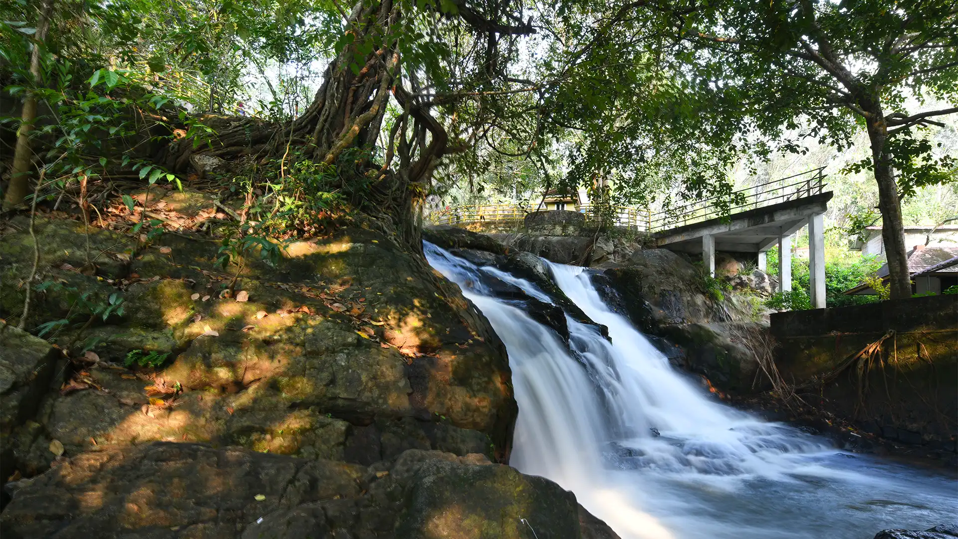 Viewpoint near Meenmutty waterfalls for visitors