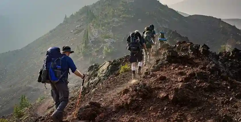 Trekking through Meghalaya hills