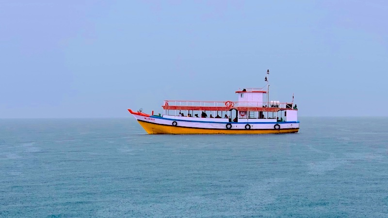 Ferry ride to Bambooflat from Port Blair